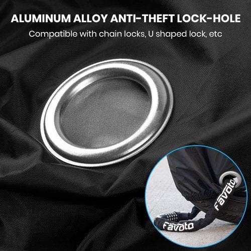 Favoto Bike Cover - Waterproof Outdoor Protection for 2 Bikes | XXL Size for Sun, Rain, Dust & Wind