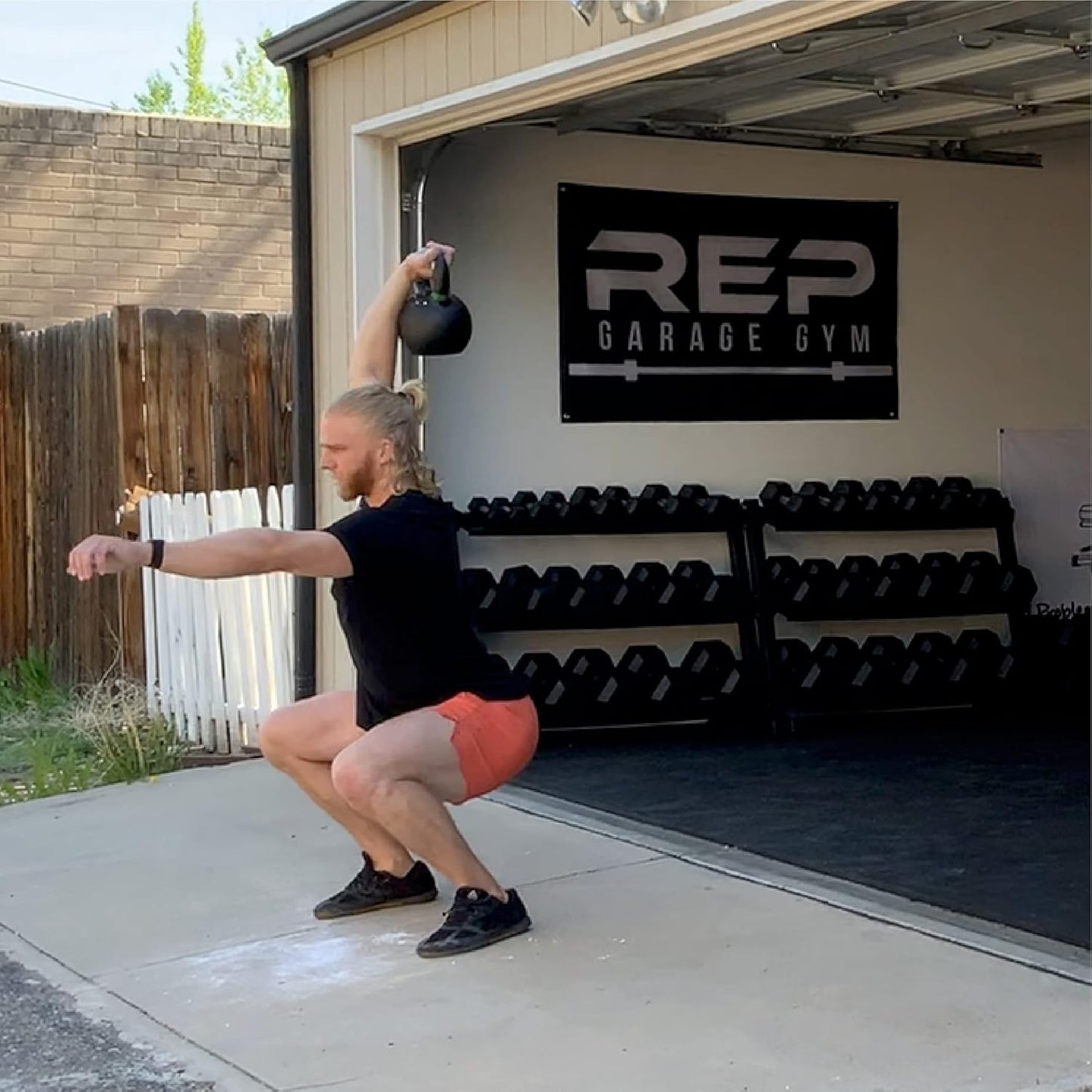 REP Fitness Kettlebell Set | Cast Iron Weights 4kg to 24kg | Perfect for Home Gym Strength Training