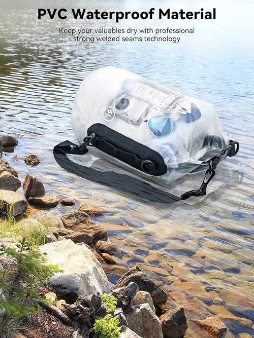 HEETA Waterproof Dry Bag - Lightweight Roll Top Storage for Travel, Swimming & Kayaking | 5L/10L/20L/30L/40L