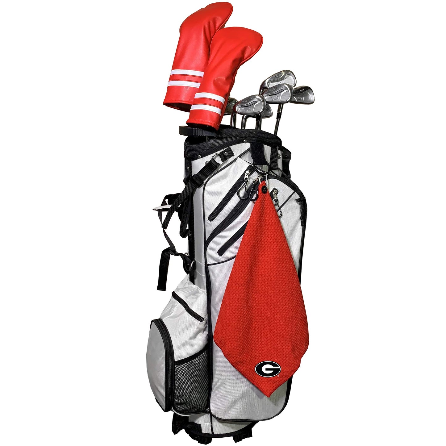 Team Golf NCAA Georgia Bulldogs Microfiber Golf Towel, 15x15 (Multicolor)