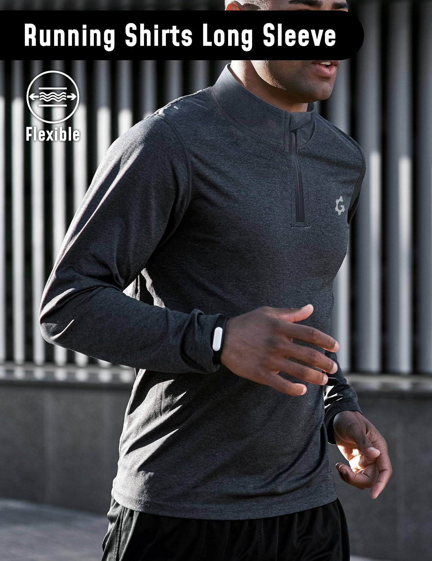 3Pack Quarter 1/4 Zip Pullover Men Dry Fit Sweatshirts 1/2 Half Zip Long Sleeve Running Athletic Golf Work Out Gym Fishing Shirt Quick Dry Outdoor Active Sports Sweater Gray Blue XL