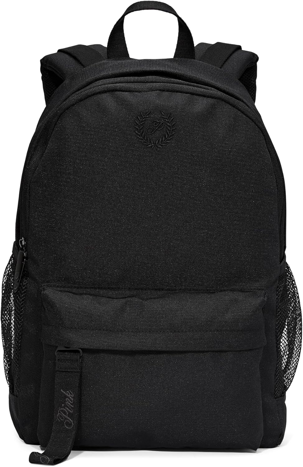 Victoria's Secret Classic Canvas Backpack - Stylish Black Design for Women | One Size Fits All