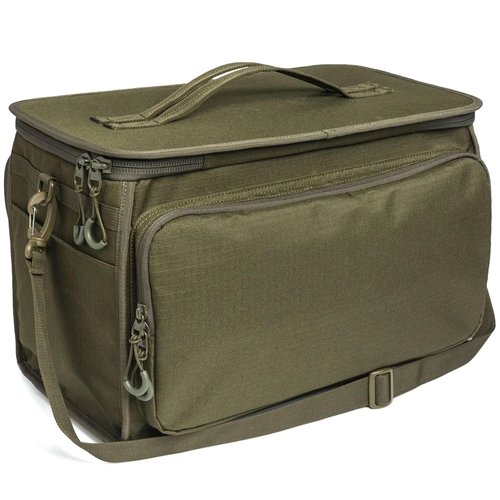 Beretta Gamekeeper EVO Durable Lightweight Functional Outdoor Hunting Shooting Tactical Zippered Cartridge Bag 250 w/Adjustable Shoulder Strap | Capacity of 10 Boxes x 25 Cartridges, Moss Brown Bark