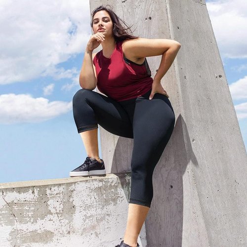 FULLSOFT Plus Size Capri Leggings - High Waist Tummy Control | Stretchy Yoga Pants XL-4XL