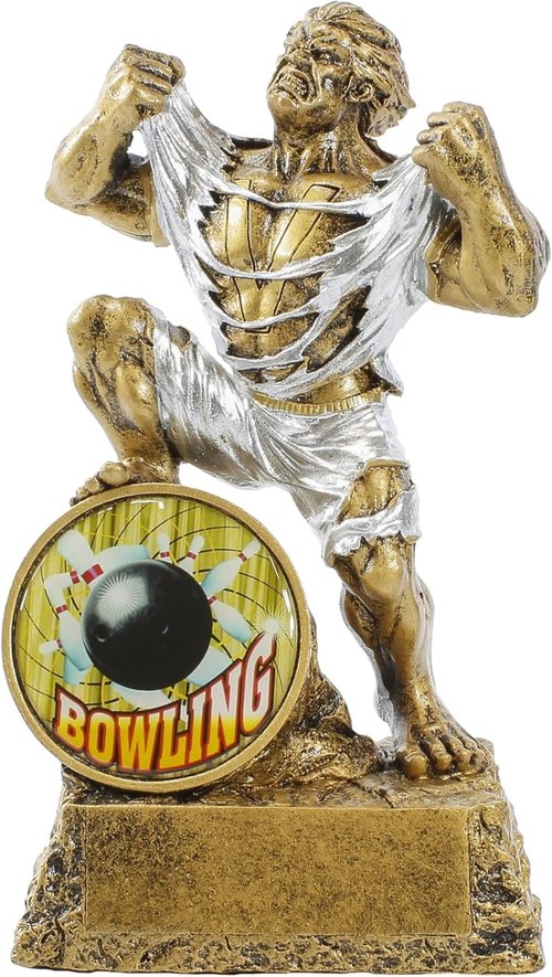 Decade Awards Monster Trophy - 6.75" Victory Award with Customizable Front Insert | Engraving Available