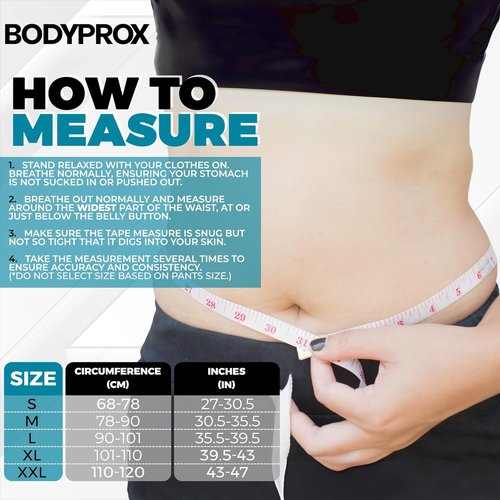 Bodyprox Back Support Brace - Breathable Design for Men & Women | Adjustable Fit for Comfort