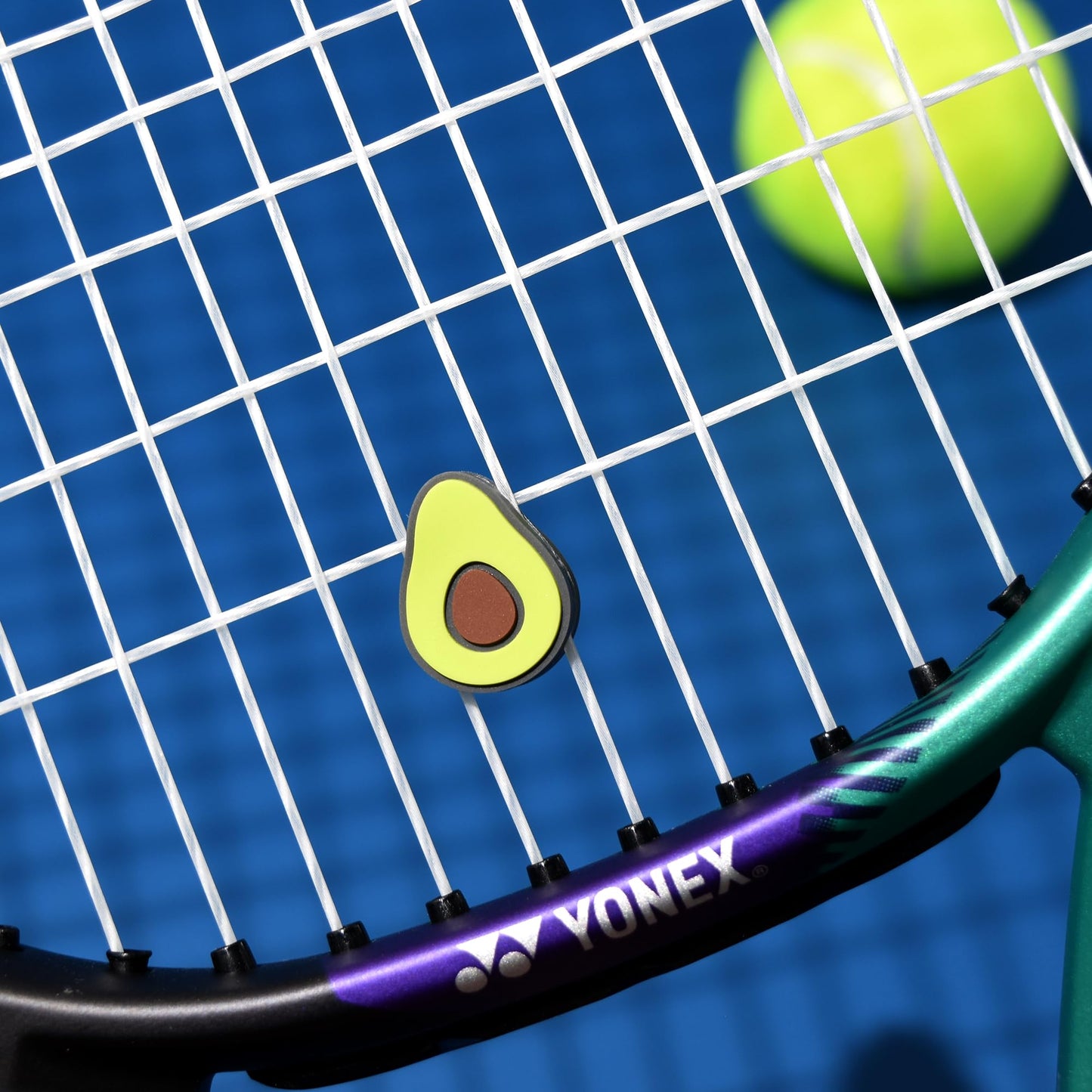 Racquet Inc Tennis Gifts - Tennis Racket Vibration Dampeners - Shock Absorbing, Reduces String Vibration for Better Control & Comfort (4-Pack Party Time)
