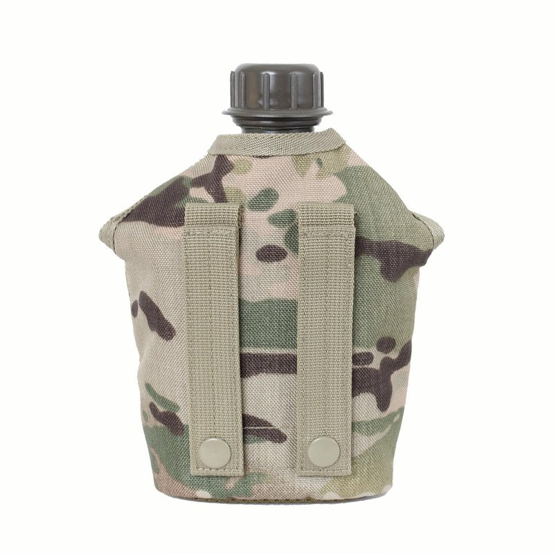 Rothco MOLLE Compatible 1 Quart Canteen Pouch - Essential Camping Accessory for On-The-Go Hydration, MultiCam
