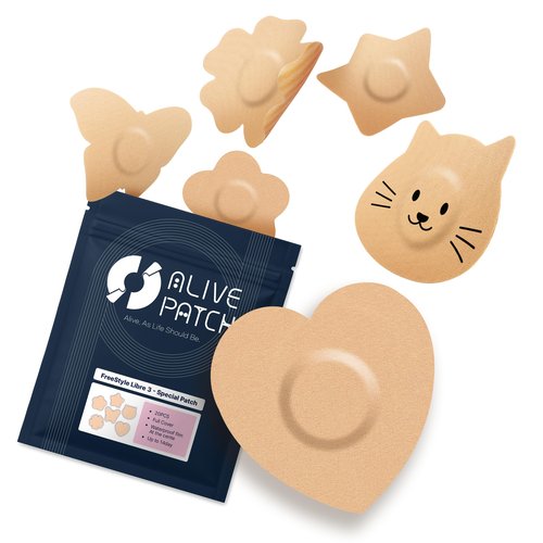 Alive Patch CGM Overpatch Sensor Covers (Special) - Free Style Libre Patch - Libra Plus Sensor Covers - No Glue Center Micro Film - Ultra Thin Breathable - Anti Fray Long Wear