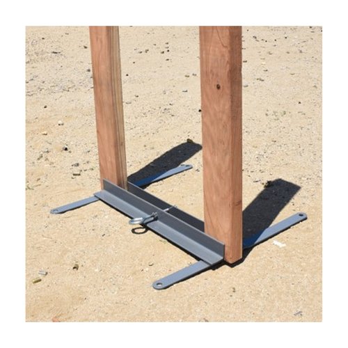 Birchwood Casey 20" Steel Folding Target Stand for Shooting - Durable Versatile Target Base Stand with Collapsible Legs