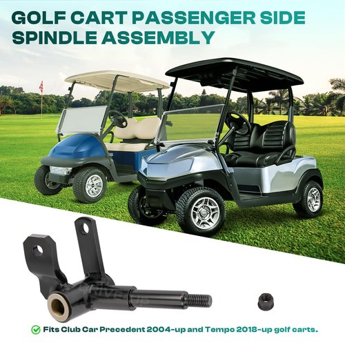DRIVE UP Club Car Passenger Side Spindle Assembly for Precedent 2004-up and Tempo 2018-up Golf Cart