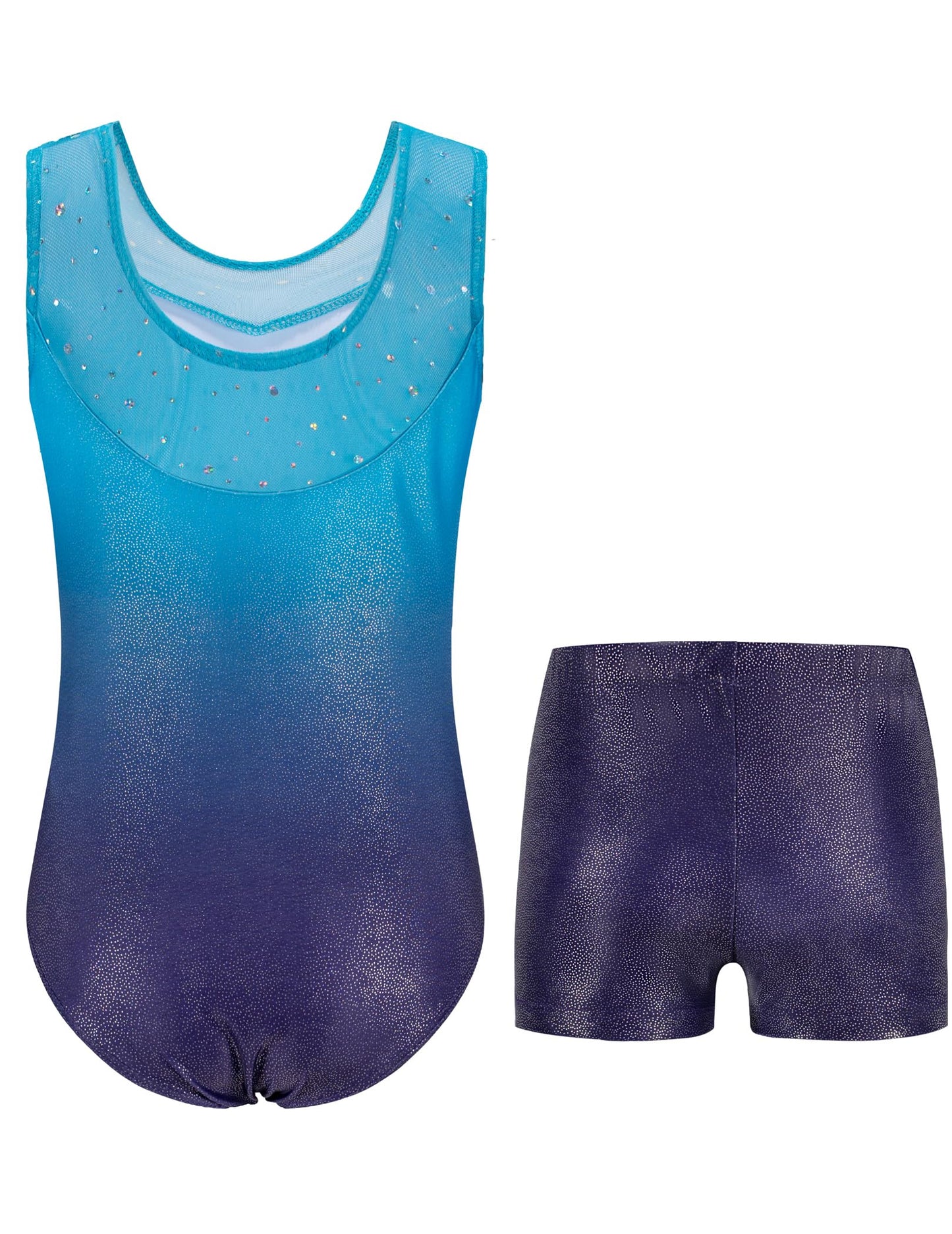 Zaclotre Gymnastics Leotards for Girls Sparkly Unitard Biketards