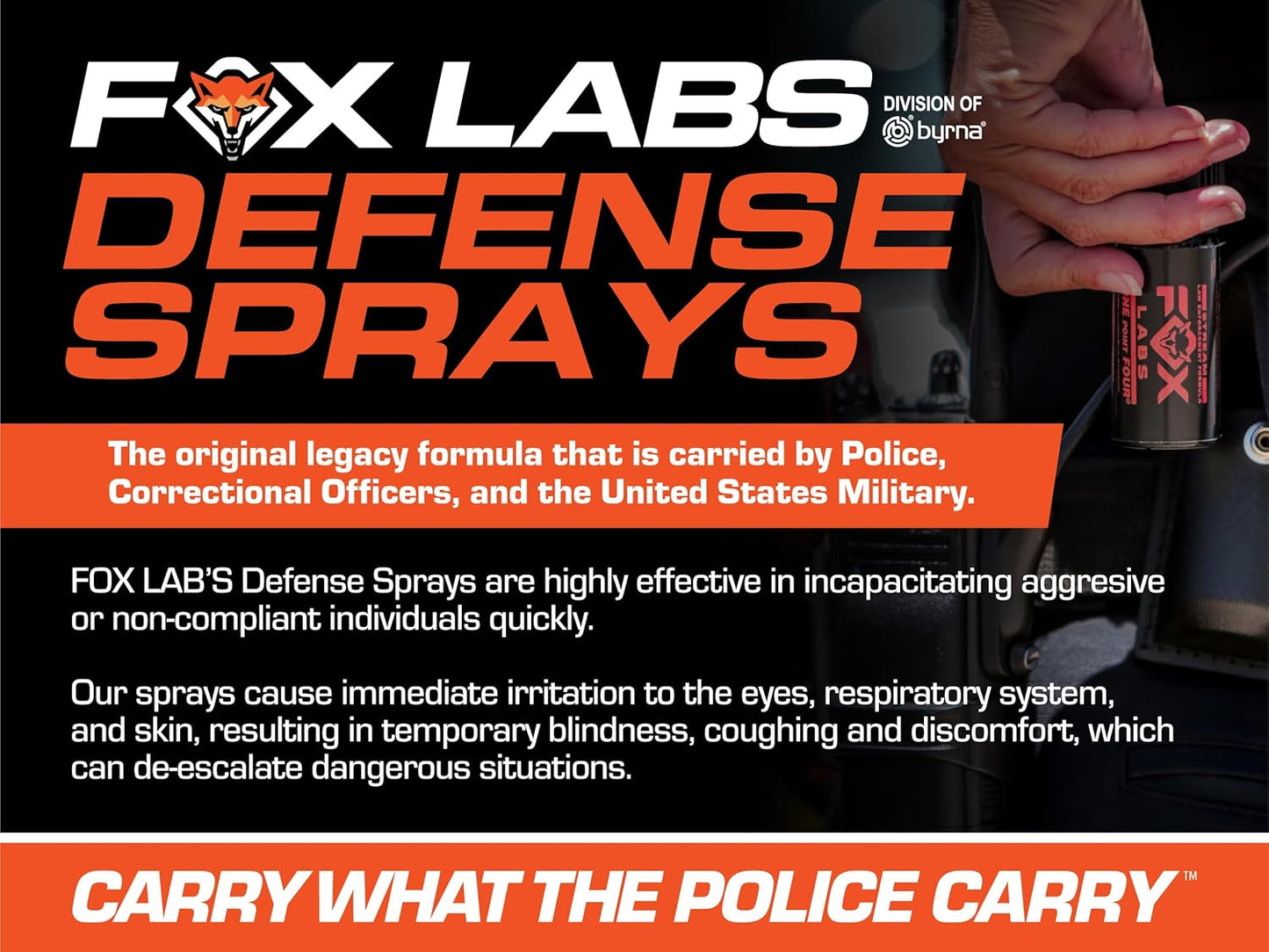 One Point Four Pepper Spray - Double Heat Formula | 1.4% MC, 4% OC Police Strength for Self Defense, 5.3M SHU