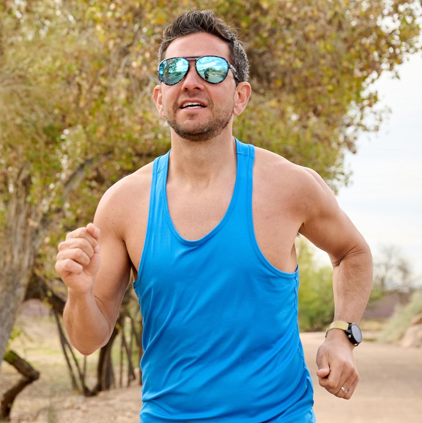 Selca Tangle-Free Aviator Sunglasses for Men & Women - Perfect for Golf, Hiking, and Active Lifestyles