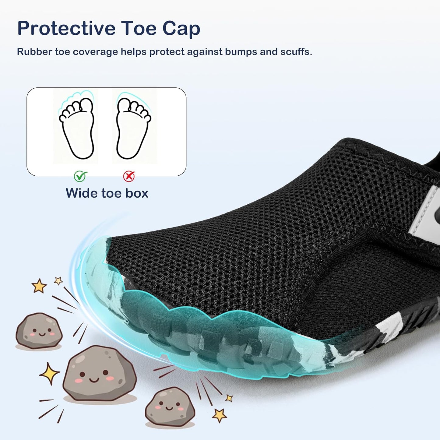 Stelle Toddler Water Shoes - Non-Slip Barefoot Swim & Beach Footwear for Kids | Ideal for Hiking & Pool Fun