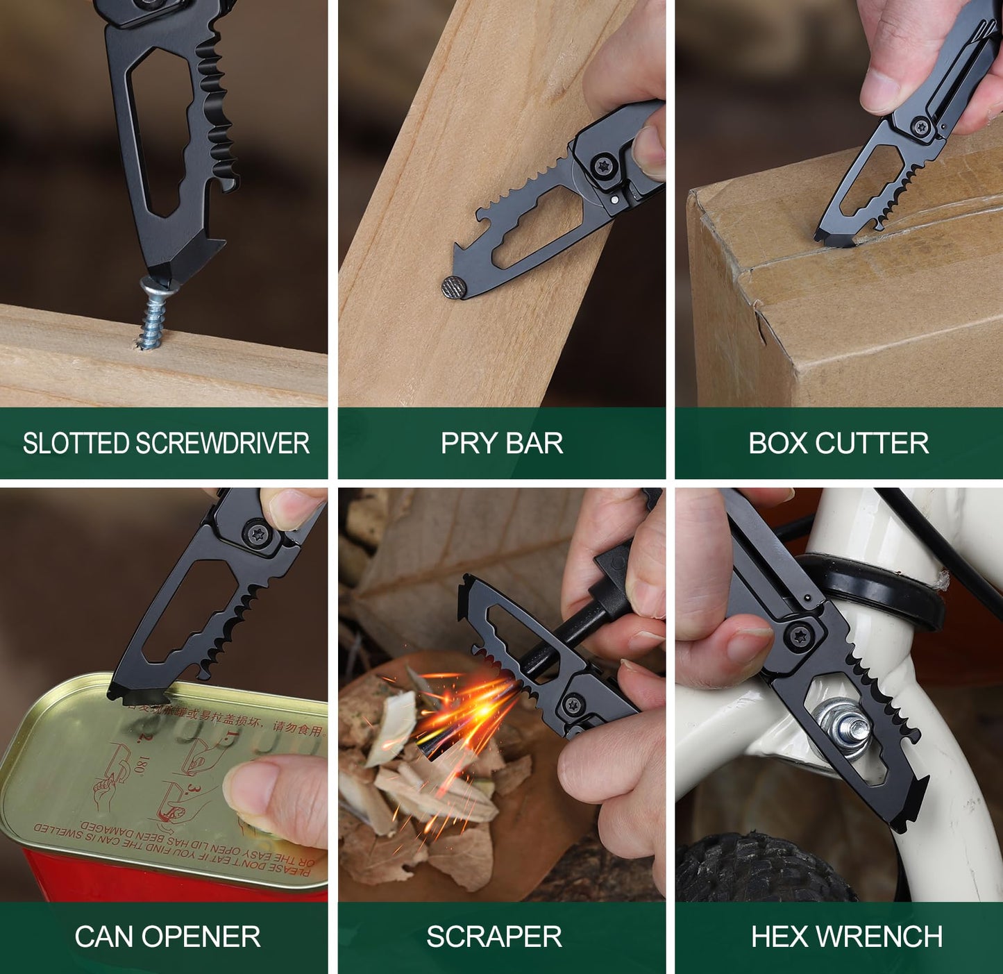 Gifts for Dad - Fathers Day Dad Gifts, Portable Tool - Fathers Day Dads Gift from Daughter, Son, Wife - Dads Birthday Gift, Christmas Dad's Presents for Husband, Stepdad, Men - Keychain Presents