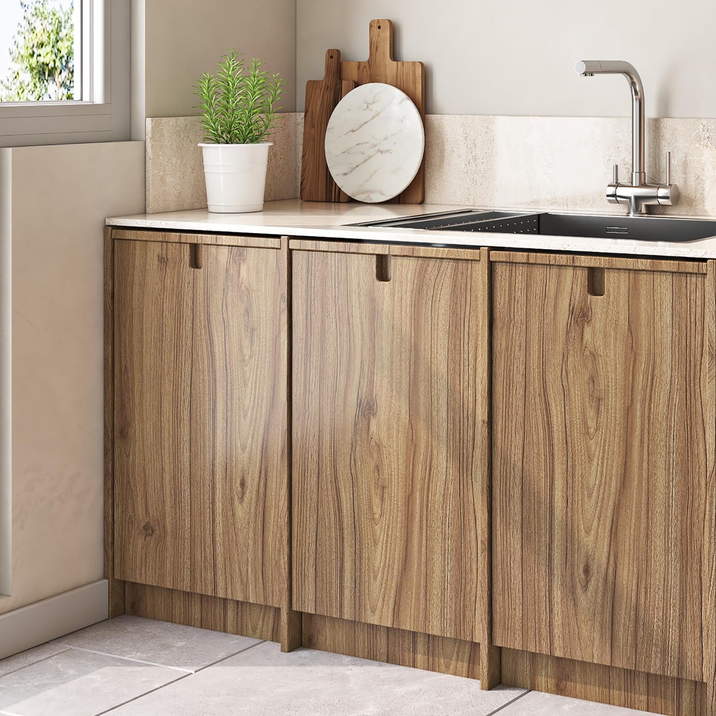 Livelynine Acacia Wood Contact Paper Peel and Stick Countertops Natural Wood Countertop Contact Paper Waterproof Wallpaper Counter Top Covers Vinyl Wrap for Cabinets Desk Laminate Sheets 15.8x78.8