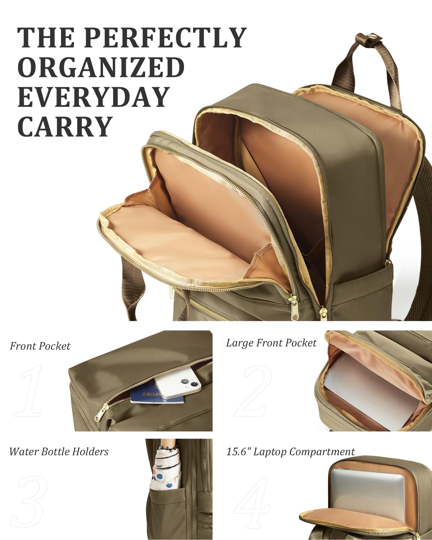 wepadre Small Travel Backpack Carry on Flight Approved Personal Item Travel Bag Carry on Backpack for Women Work Laptop Backpack for Traveling Personal Bags for Airplanes Mochila De Viaje