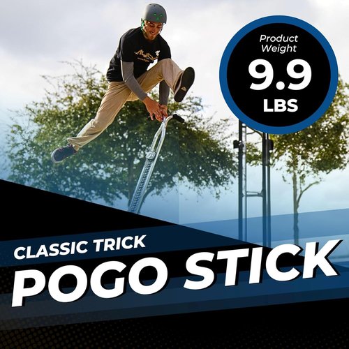Flybar Super Pogo Stick - High Jumping & Tricks for Kids & Adults 14+ | Steel Frame, Supports 120-210 lbs