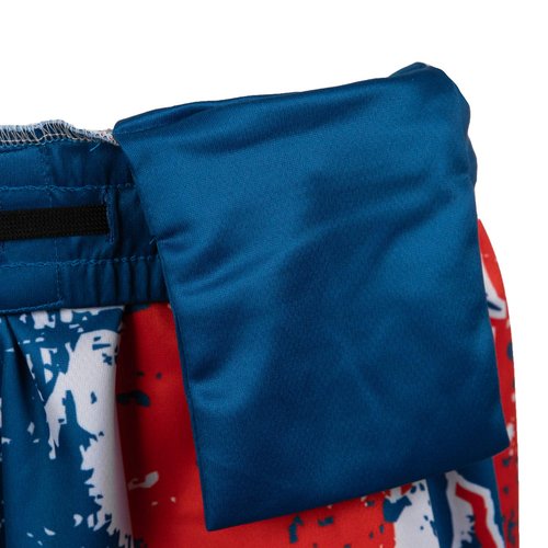 KO Sports Gear Muay Thai, Wrestling, Grappling, BJJ and MMA Shorts for Men and Boys, 4-Way Stretch Fighting Shorts (USA, Adult XS, 28 Inch Waist)