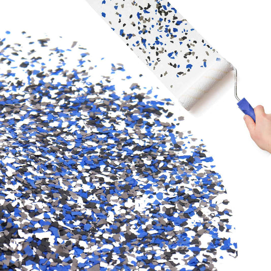 908g/2Lb Epoxy Flakes, Blend Decorative Color Chips for Concrete Coatings, Garage Epoxy Kit, Wall Interior and Exterior House Paint
