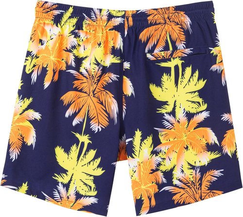 **SURF CUZ Men's Swim Trunks - Quick-Dry 7" Swim Shorts with Compression Liner**