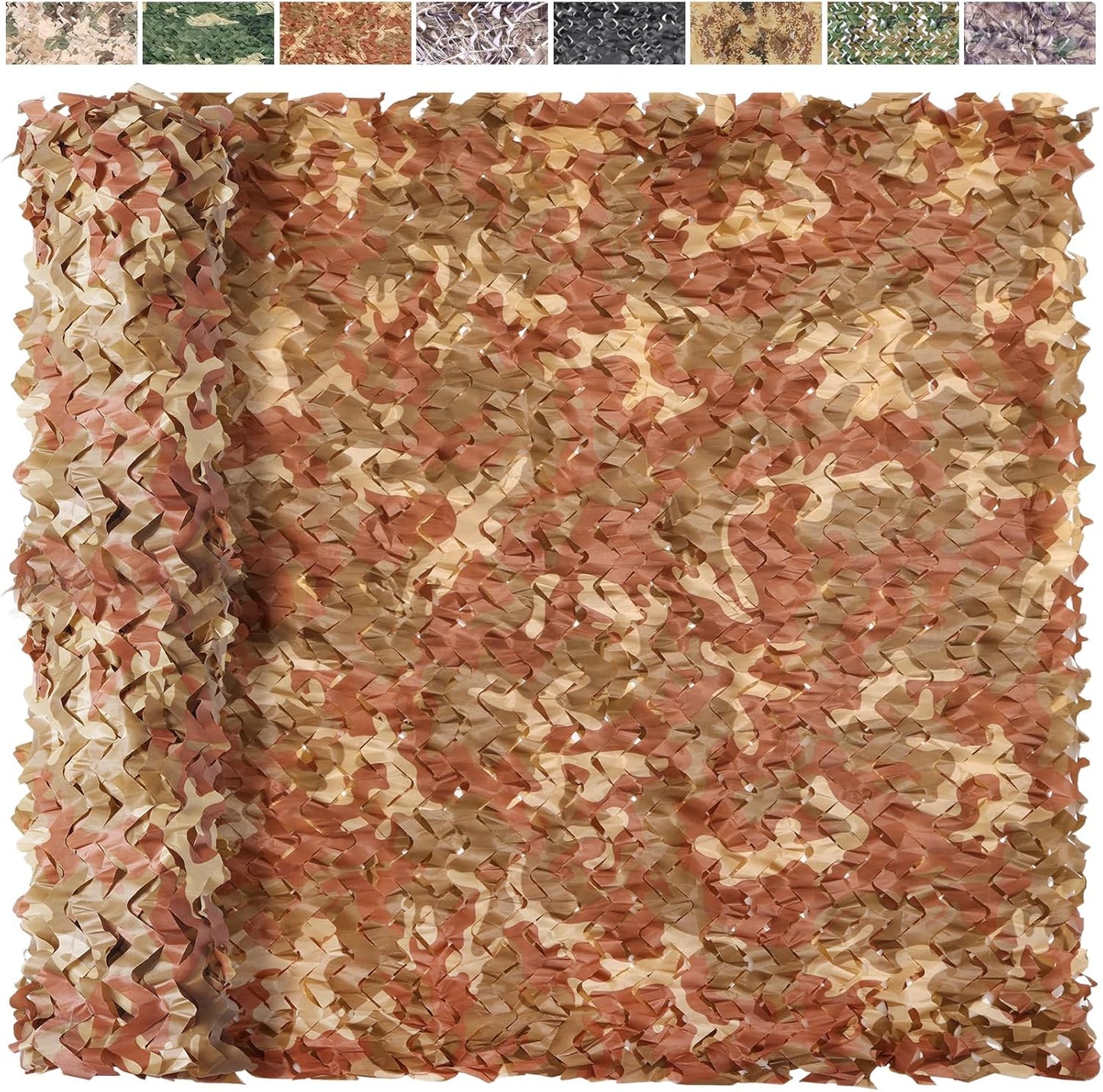 Skiennix Camo Netting - Versatile Camouflage Net for Hunting, Camping & Decorations | 20x20, 10x20, 10x10 Sizes