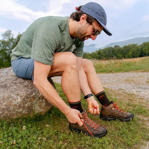 Darn Tough Vermont Men's Hiker Midweight Micro Crew Sock (Style 1466) - Walnut - X-Large