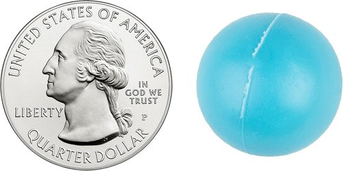 Fairly Odd Novelties Mini Ping Pong Balls - 3/4" Blue Table Tennis Balls (100 Pack)