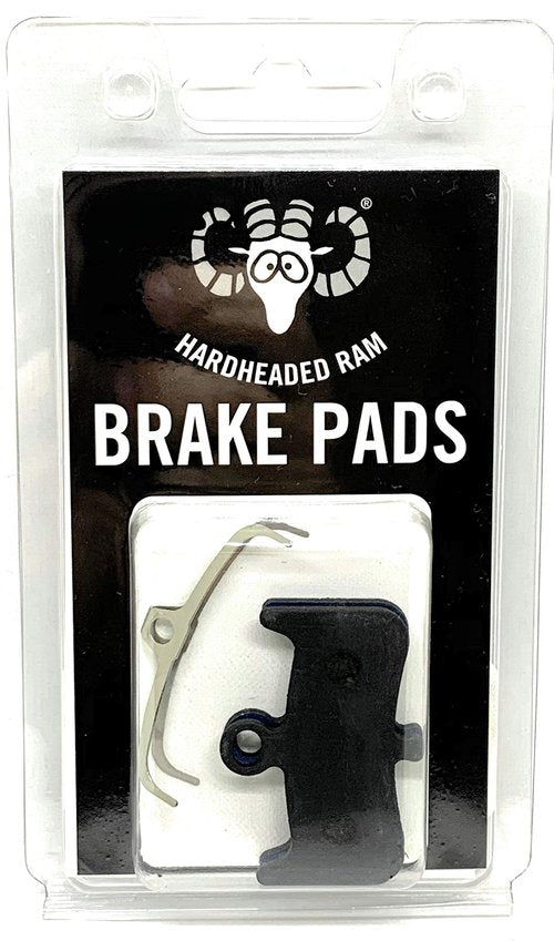 Hardheaded Ram Bike Brake Pads Resin for Hayes Dominion A4. The Bicycle Replacement Part for OEM Brakes for High Braking Power (1 Resin)