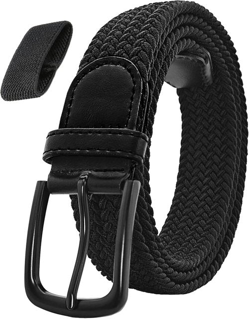 JIFANPAUL Elastic Braided Belt - Stretchable Adjustable Web Belt for Men & Women | Perfect for Work & Casual Wear