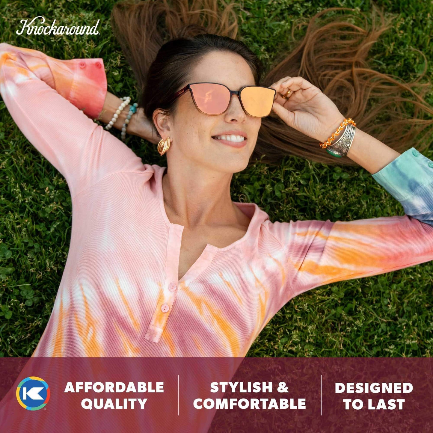Knockaround Trendy Sunglasses for Women - UV400 Protection