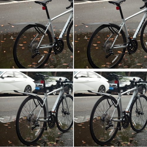 NELboNs Bike Fender for Road Mountain Bikes Rear Wheel Tire Mud Guard Fender Foldable and Light Weight Adjustable Design Mudguard