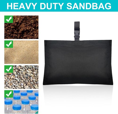 Boat Cover Sand Bags by [Brand Name] - Durable 900D Marine Grade Weighted Bags for Mooring & Tarp Stability