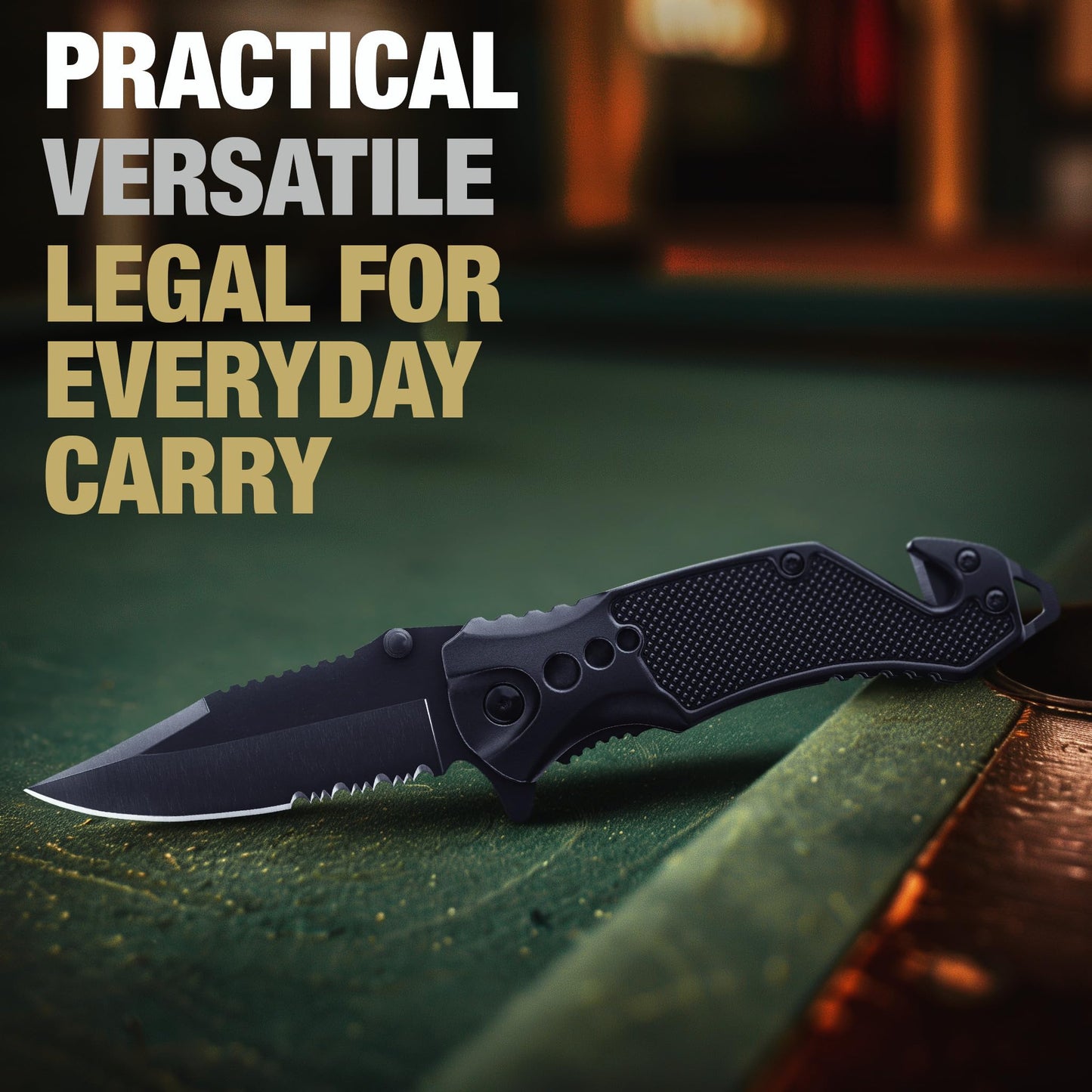 GOOD WORKER Gifts for Men - Stocking Stuffers for Adults - Legal Pocket Knife - Mens Gift Ideas - Unique Presents for Boyfriend, Husband, Dad - Gift for Him - Secret Santa 6680 G