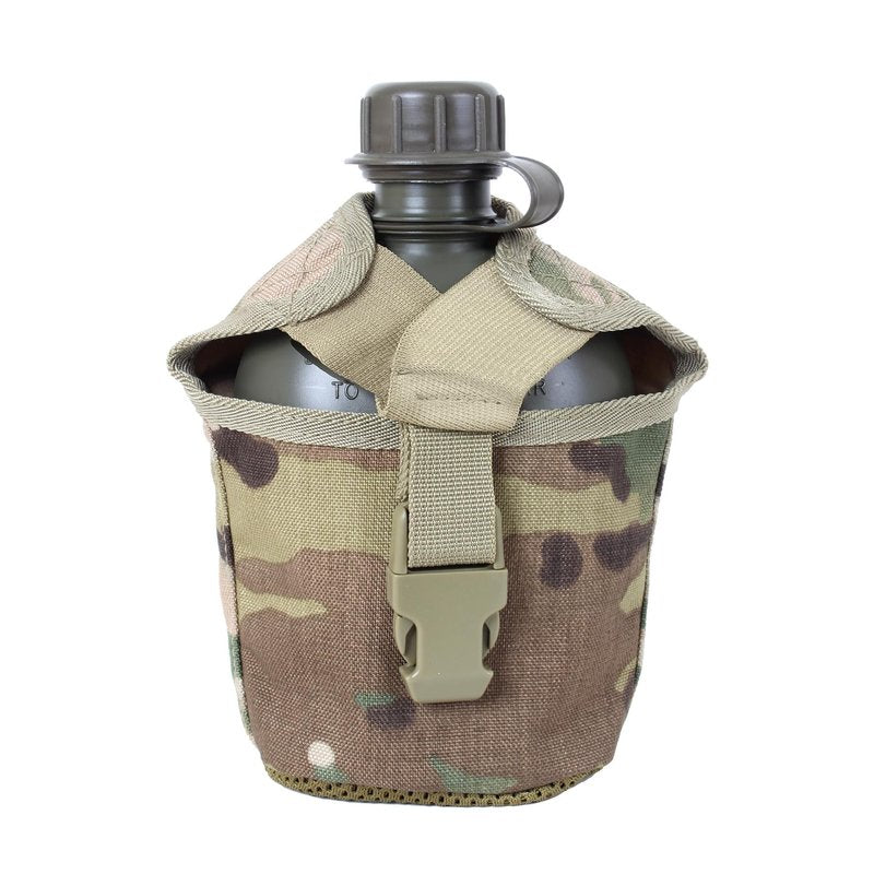 Rothco MOLLE Compatible 1 Quart Canteen Pouch - Essential Camping Accessory for On-The-Go Hydration, MultiCam
