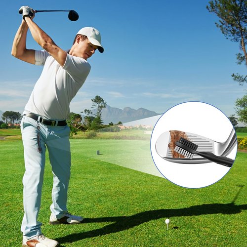 GearRoot Portable Golf Travel Bag Support Pole, Aluminum Alloy Rod Golf Club Protector with ABS Support Cover, Anti-Impact Club Travel Bag Support System Protect Clubs from Impact, Blue