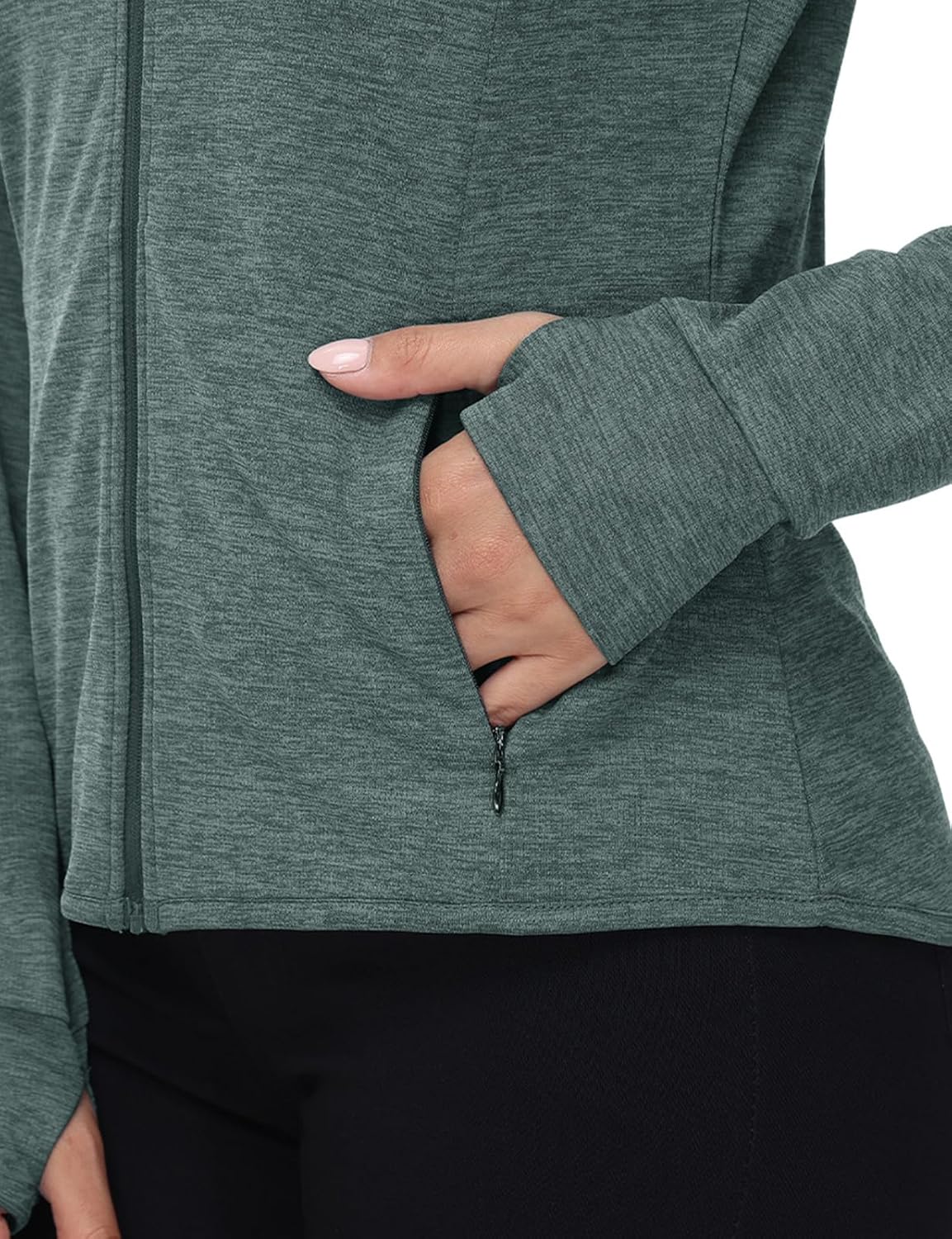 TBMPOY Women's Sun Protection Hoodie - UPF 50+ Lightweight Long Sleeve Zip Jacket for Hiking & Outdoors