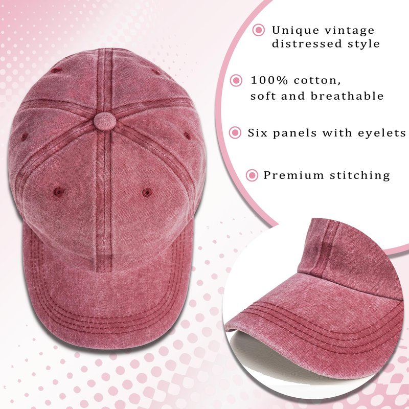 21st Birthday Gifts for Her Him Vintage 2005 Hats Turning 21 Gift Ideas for Men Women Black Hat (Red)