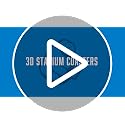 3D Stadium Drink Coasters - Dallas Cowboys, 4" x 4" - Set of 2
