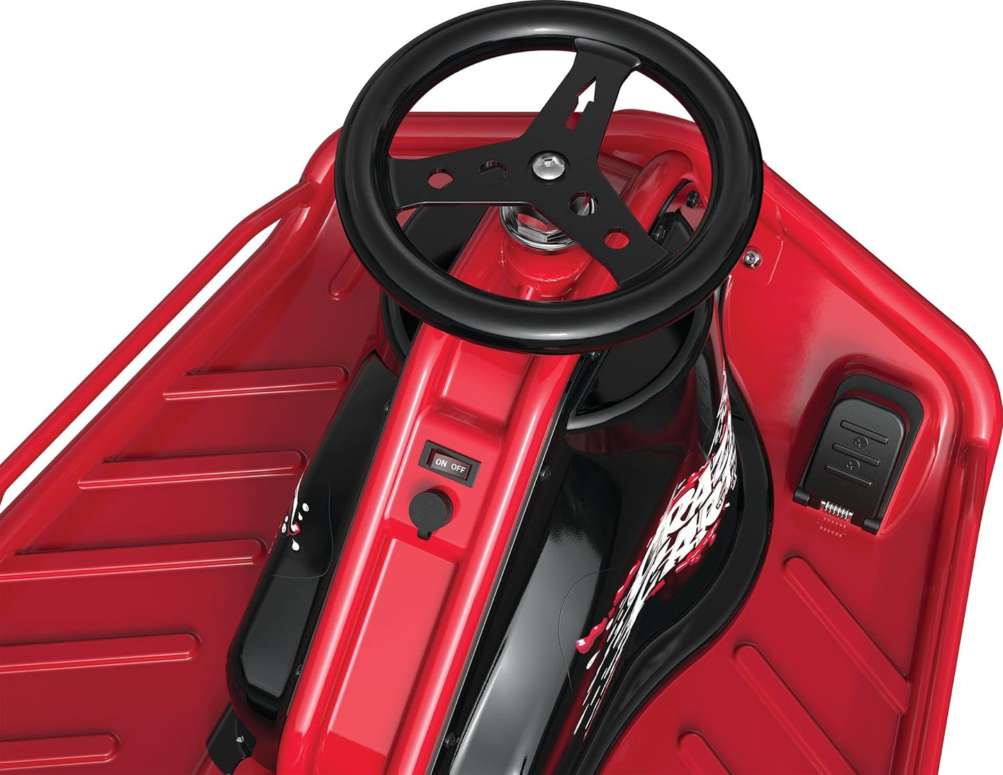 Razor Crazy Cart - 24V Electric Drifting Go Kart with Variable Speed Up to 12 MPH | Black/Red