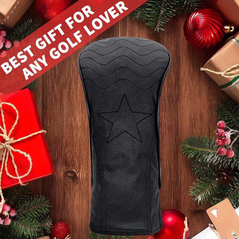 Golf Club Covers for Driver, Fairway, Hybrids - 3 Options - Golf Driver Headcover/Golf Fairway Wood Head Cover/Hybrid Headcover for Men/Women Golfer