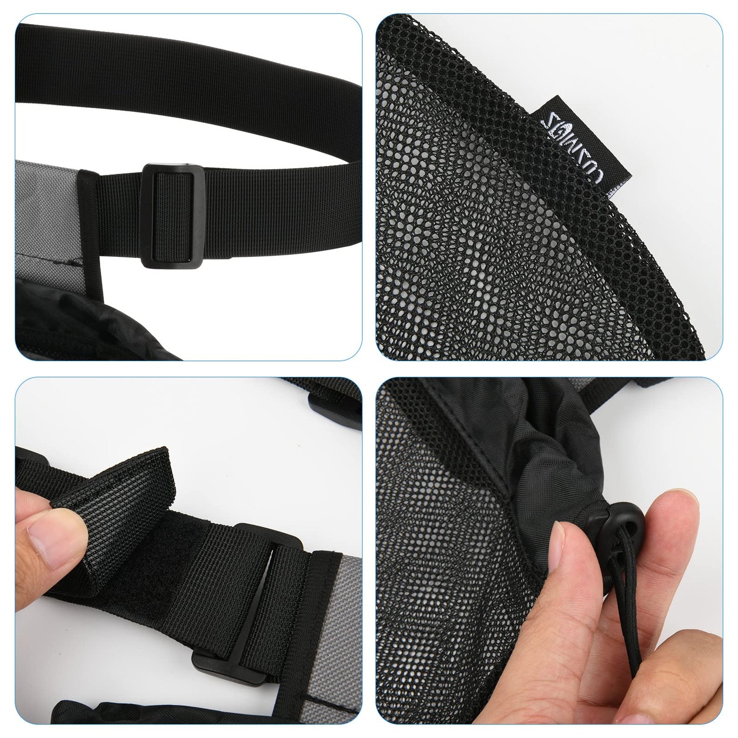 Cosmos Pickle Ball Waist Bag Holder Pickleball Waist Pouch Bag Ball Pouch for Holding Pickle Ball Game Universal Training Equipment Bag