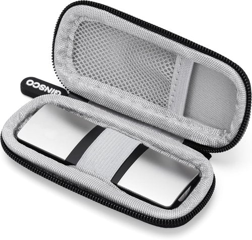 Ginsco Hard Shell Case for KardiaMobile 1-Lead EKG Monitor - Durable 1680D Oxford Travel Pouch with Strap