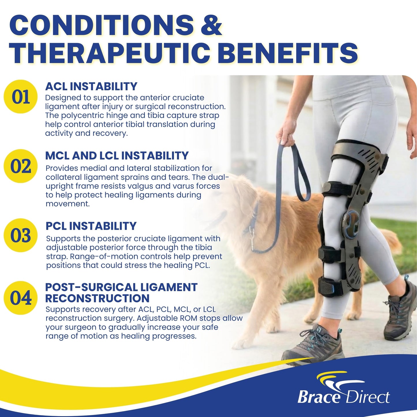 Brace Direct Post Op Shoe, Broken Toe, Bunion & Stress Fracture Foot Brace