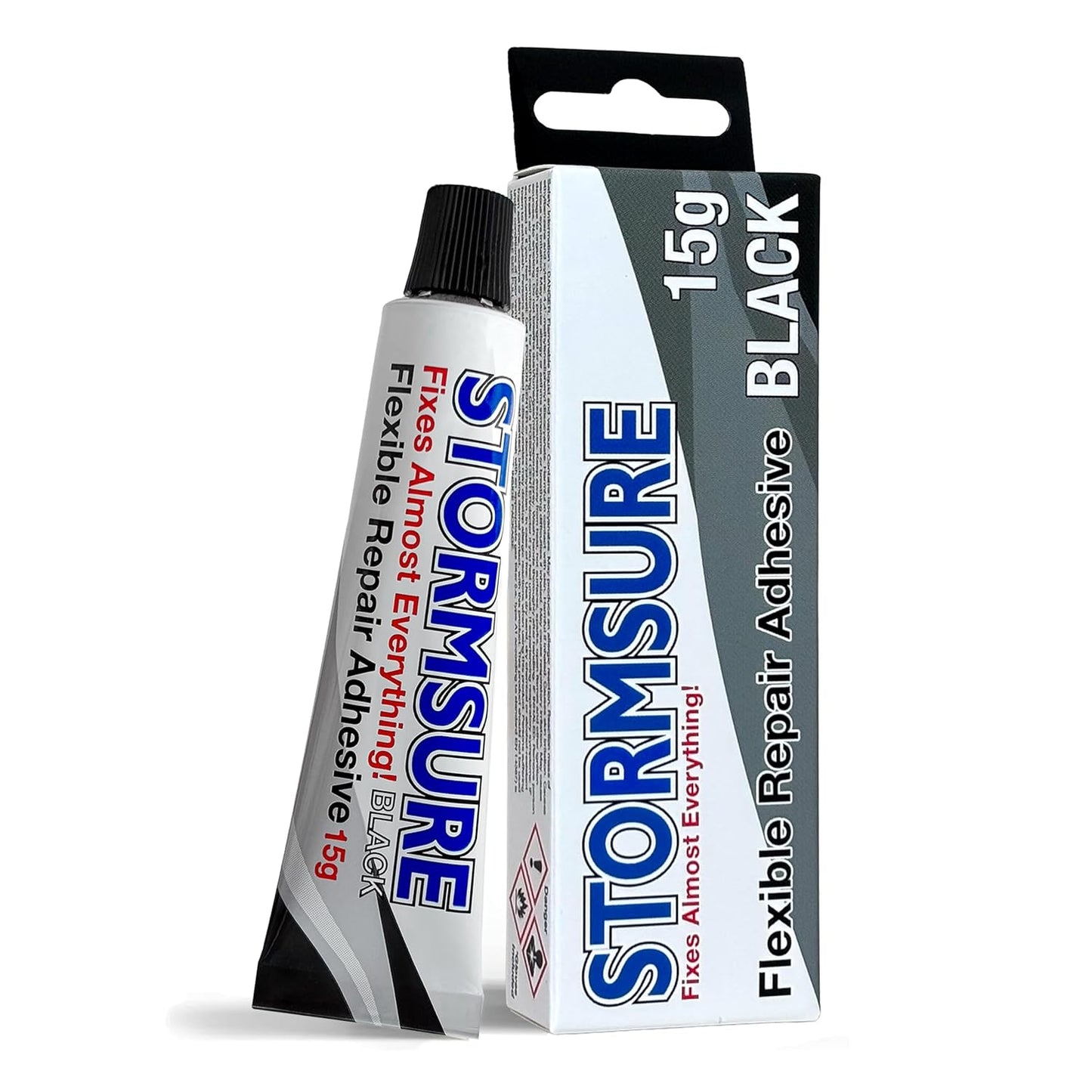 Stormsure Flexible Repair Adhesive - Strong Bonding Solution | 15g Black Size