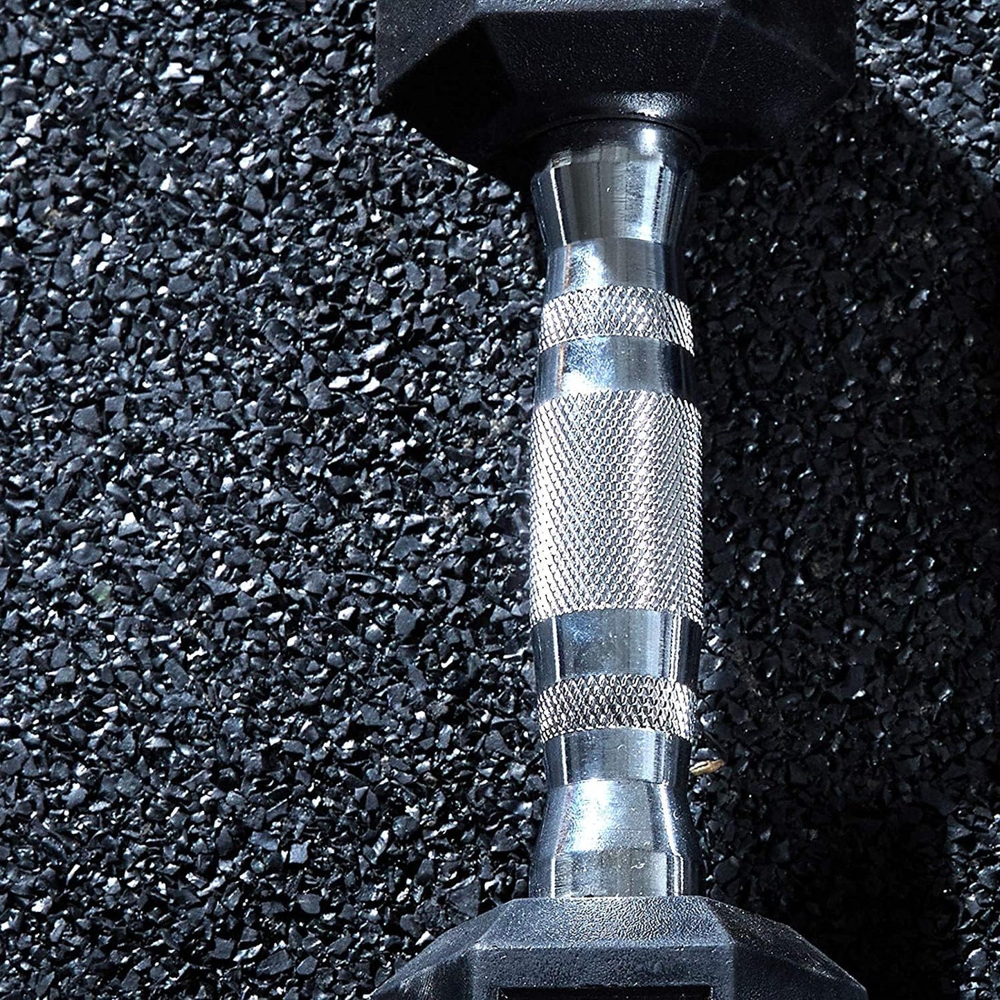 WF Athletic Supply Rubber Coated Dumbbells - Solid Steel Hex Weights for Muscle Toning | Home Gym Pair