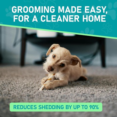 Maxpower Planet Pet Grooming Brush - Double-Sided Undercoat Rake for Dogs & Cats, Reduces Shedding 95% | Pack of 2