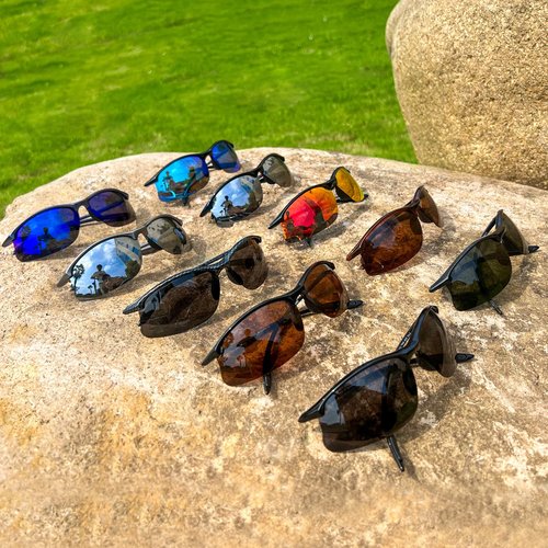 JULI Polarized Sports Sunglasses for Men Women for Running Fishing Baseball Driving MJ8002
