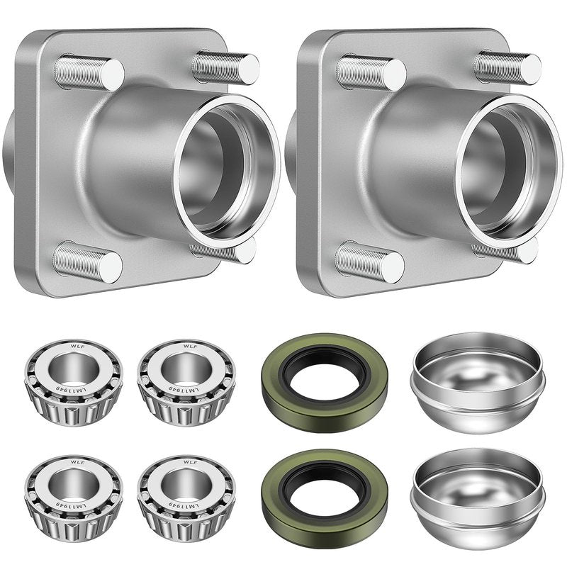 DRIVE UP Club Car DS Front Hub Assembly, Golf Cart Front Wheel Hub with Bearings Seals Kit for Club Car DS 1981-2003 Gas and Electric Golf Carts, OEM 1011892